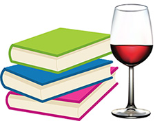 books and wine